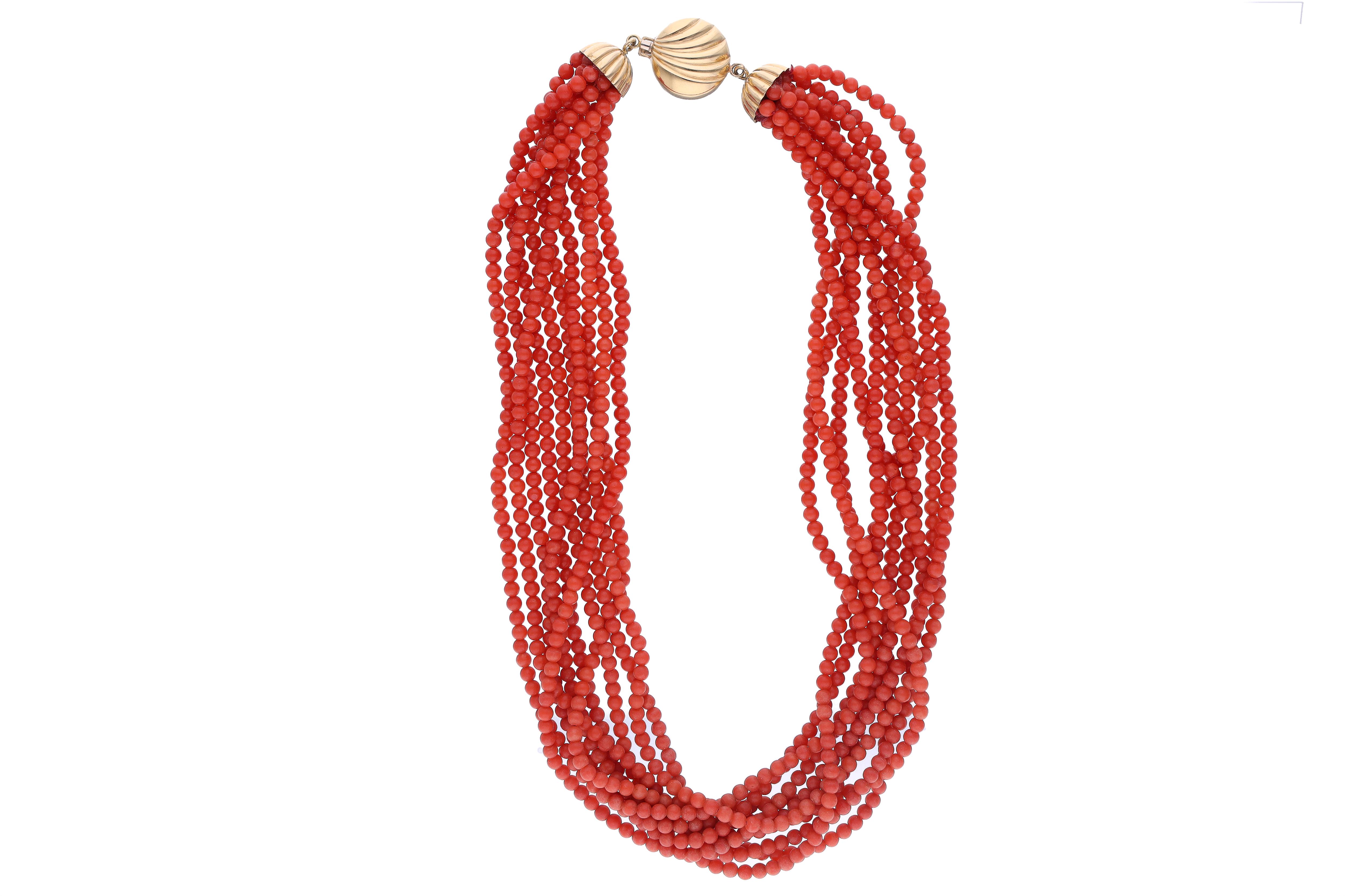 Collana con coralli - Asta Preziosi