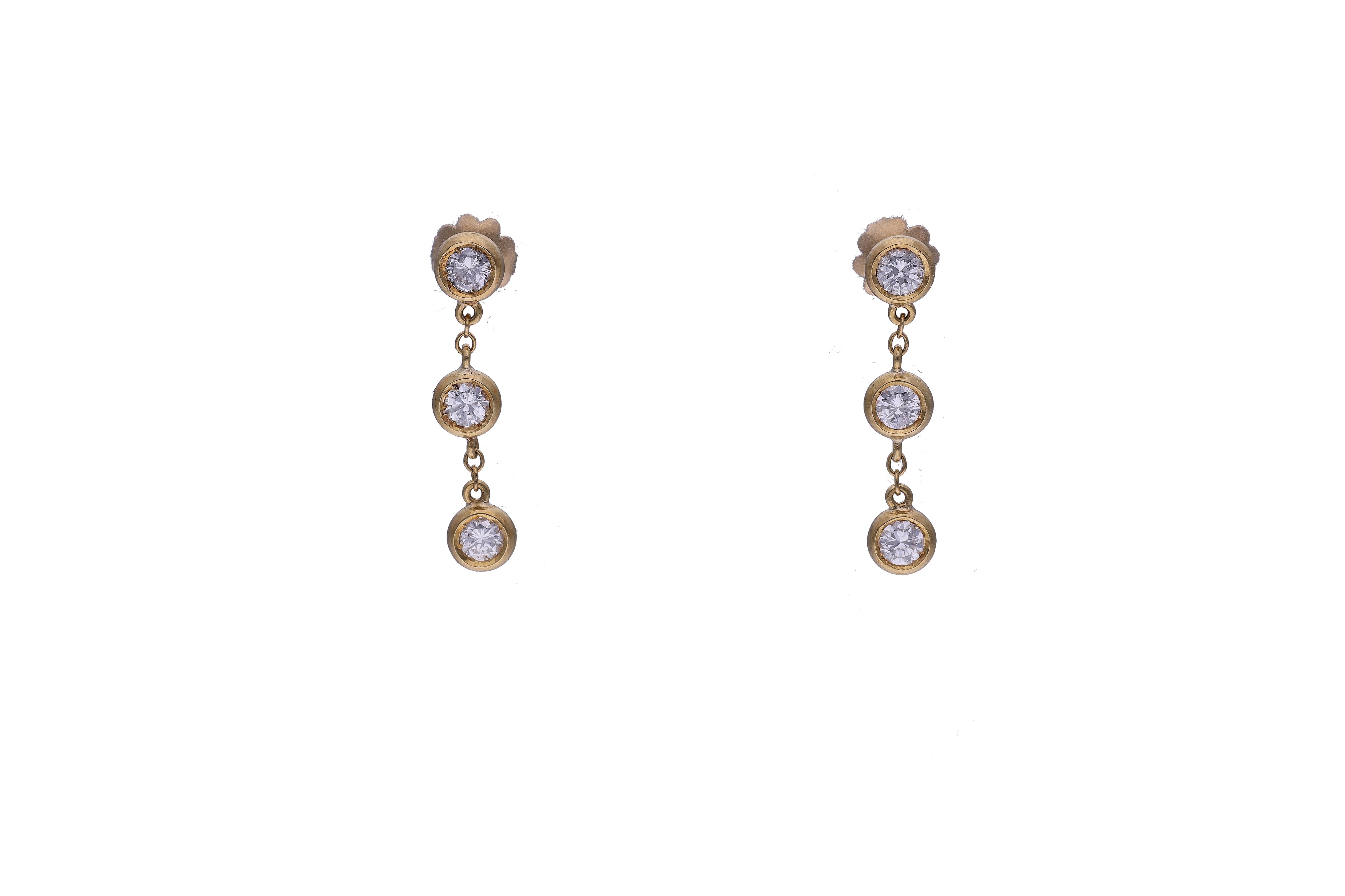 Orecchini con diamanti - Asta Preziosi