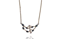 Collana con diamanti e zaffiri - Asta Preziosi