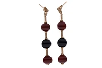 Orecchini con corniola e calcedonio - Asta Preziosi