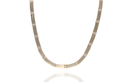 Adriano Chimento collana realizzata con maglie modulari in oro - Asta Preziosi