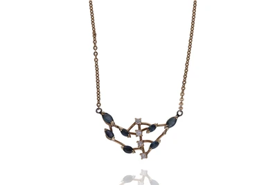 Collana con diamanti e zaffiri - Asta Preziosi