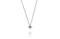 Collana con diamanti e pietra - Asta Preziosi