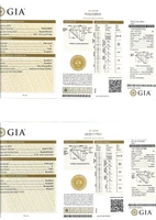 Due diamanti ct 0,56 e ct 0,55 - Asta Preziosi