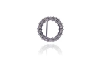 Spilla con zaffiri gialli e pietre - Asta Preziosi