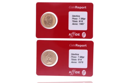Due Sterline inglesi - Asta Preziosi