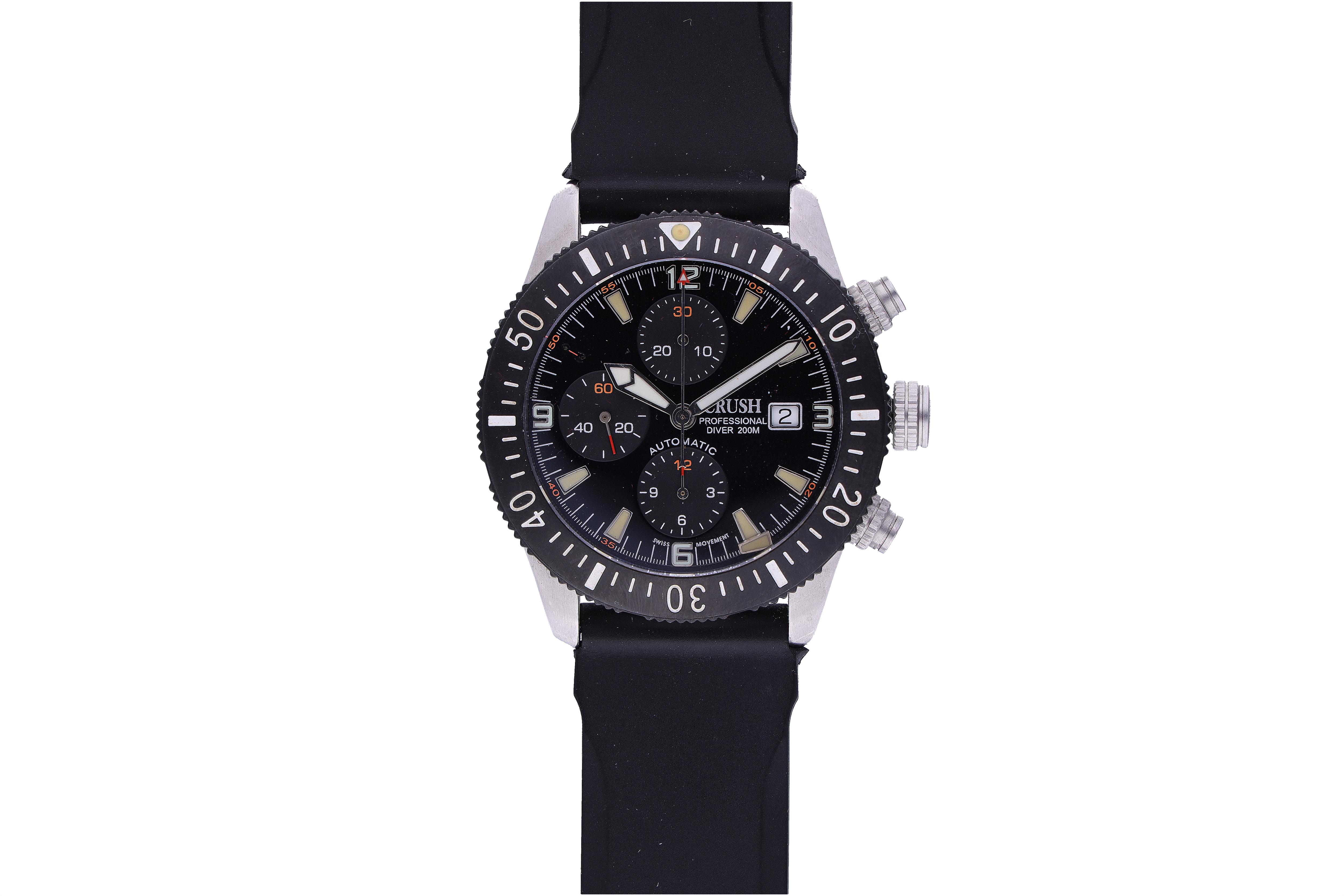 Crush, cronografo in acciaio - Asta Preziosi