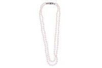 Collana di perle coltivate con smeraldi - Asta Preziosi