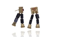 Orecchini con diamanti, rubini e ematiti - Asta Preziosi