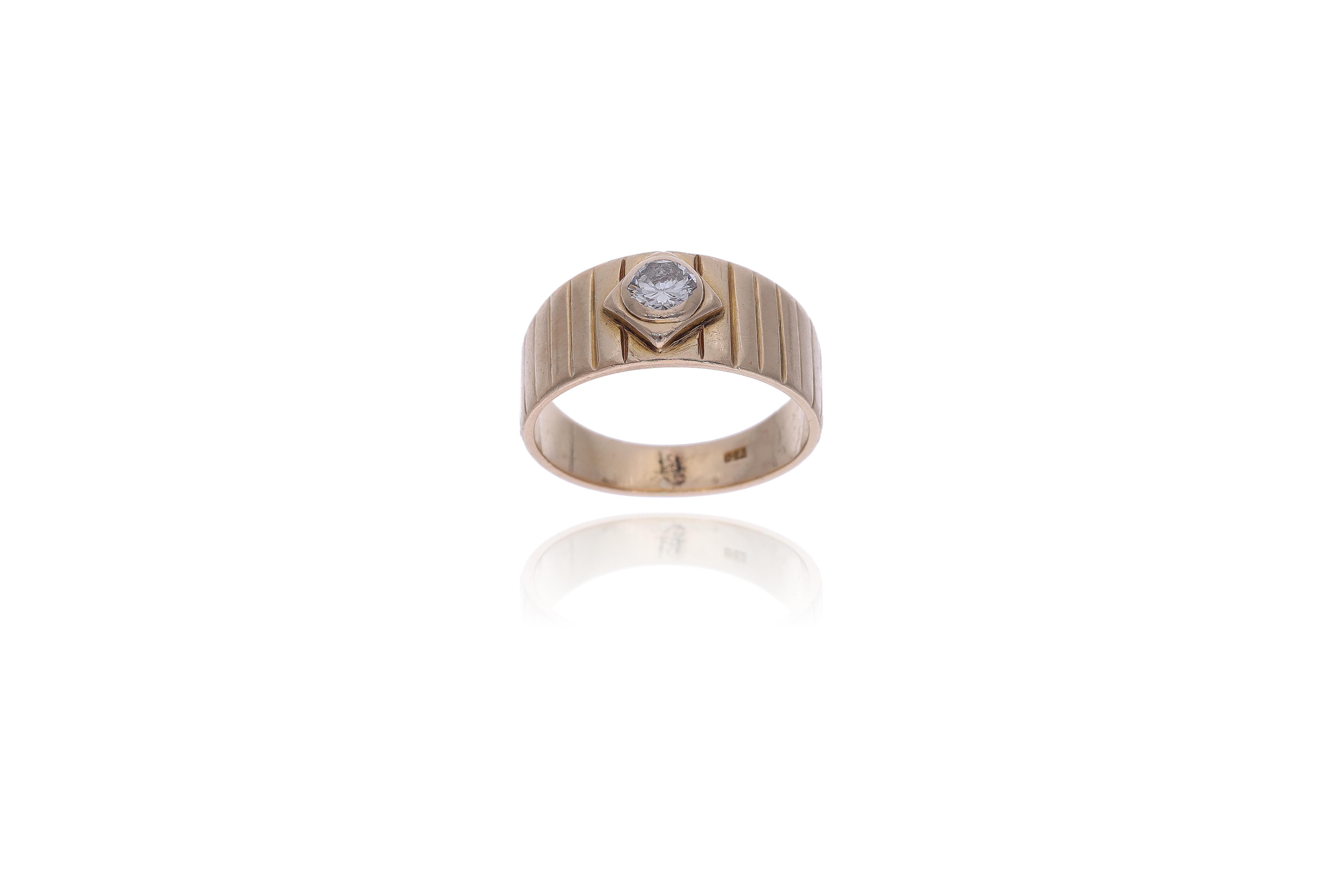 Anello con diamante - Asta Preziosi