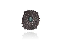 Anello con smeraldo e diamanti - Asta Preziosi