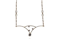 Collana con zaffiro e diamanti - Asta Preziosi