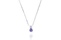 Collana con tanzanite e diamanti - Asta Preziosi
