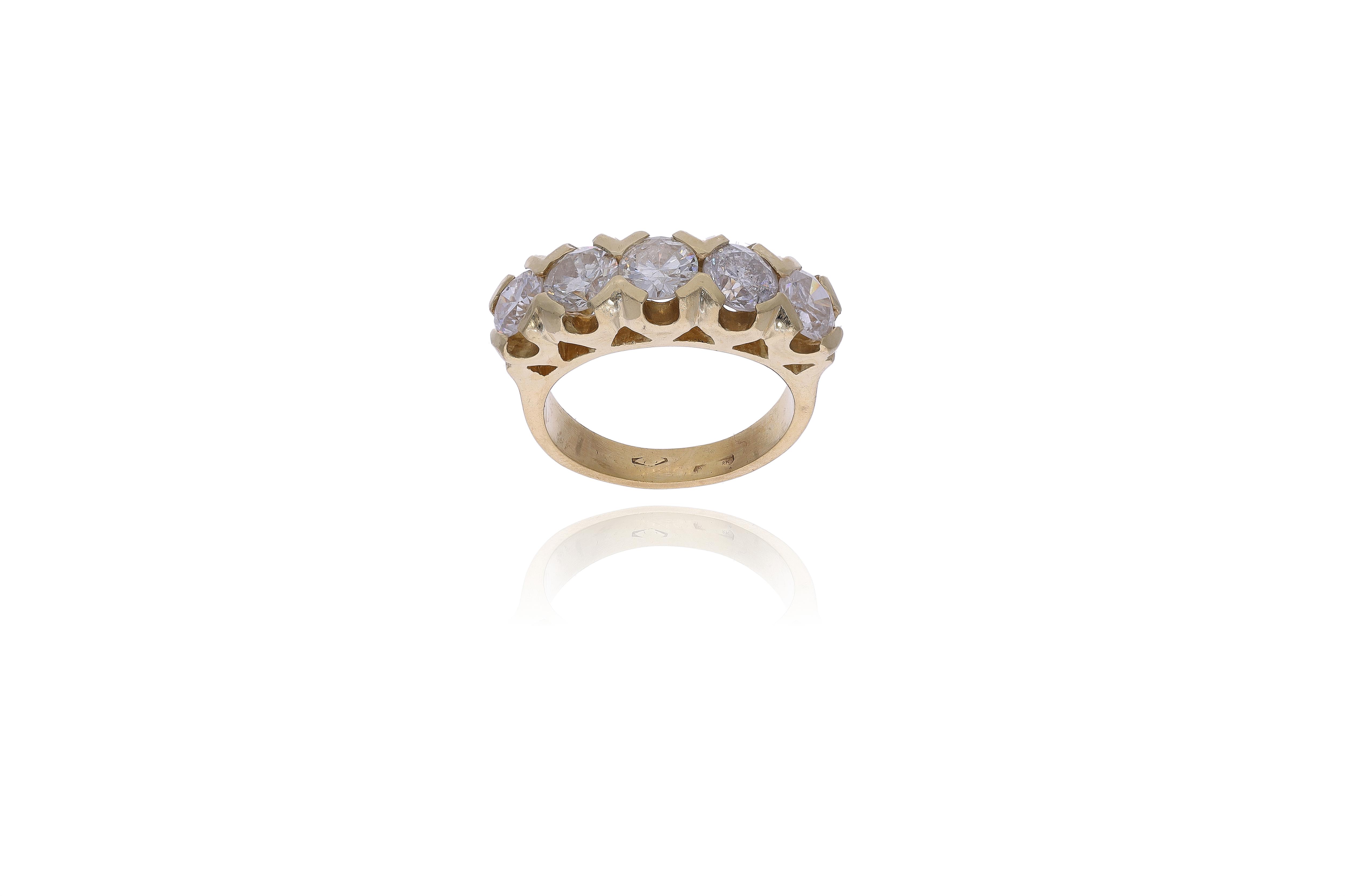 Anello con diamanti - Asta Preziosi