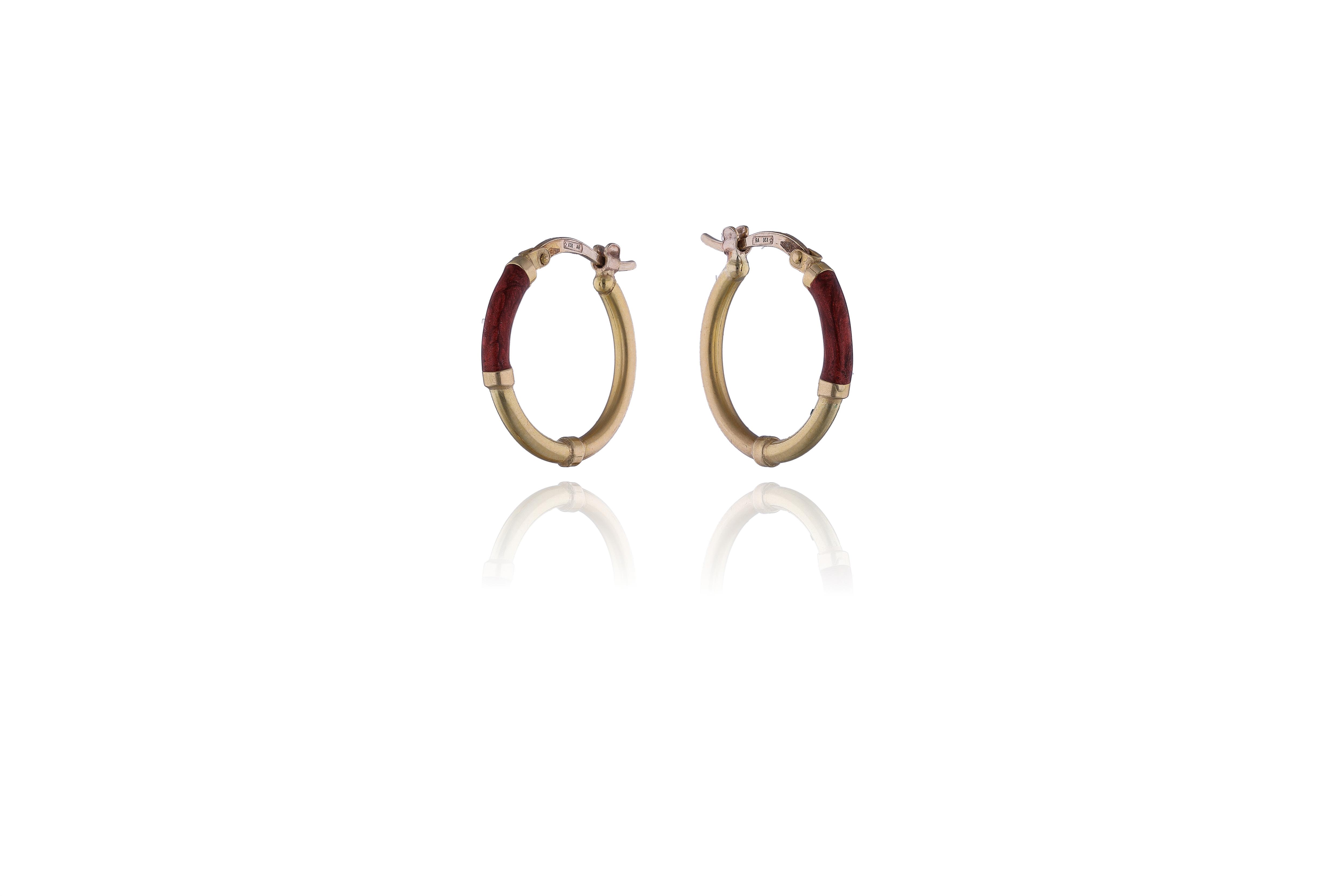 Orecchini con smalti - Asta Preziosi