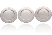 Tre piattini in argento - Asta Preziosi