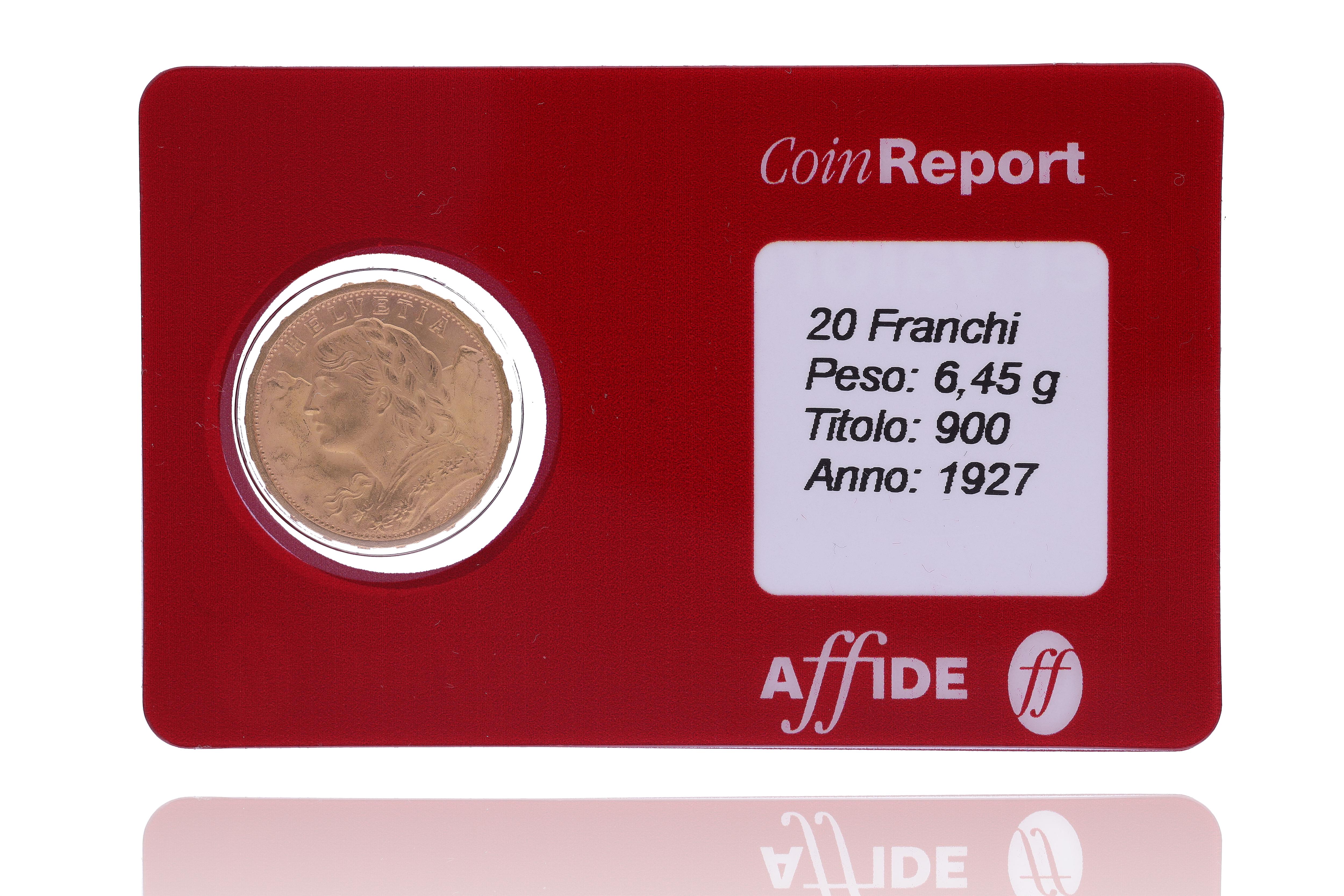 20 Franchi svizzeri - Asta Preziosi