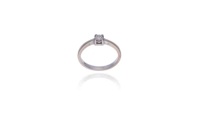 Anello con diamante - Asta Preziosi