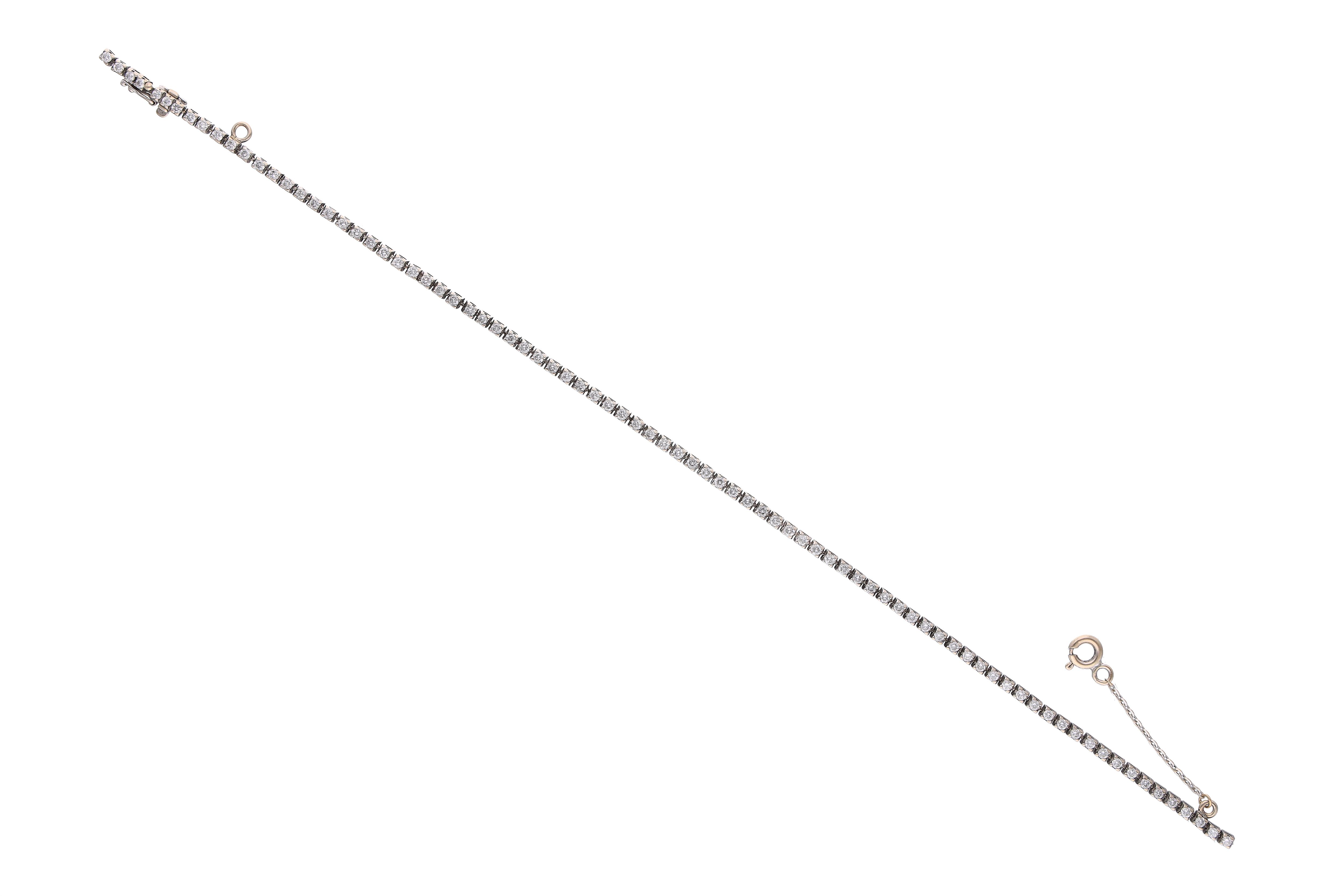 Bracciale con diamanti - Asta Preziosi