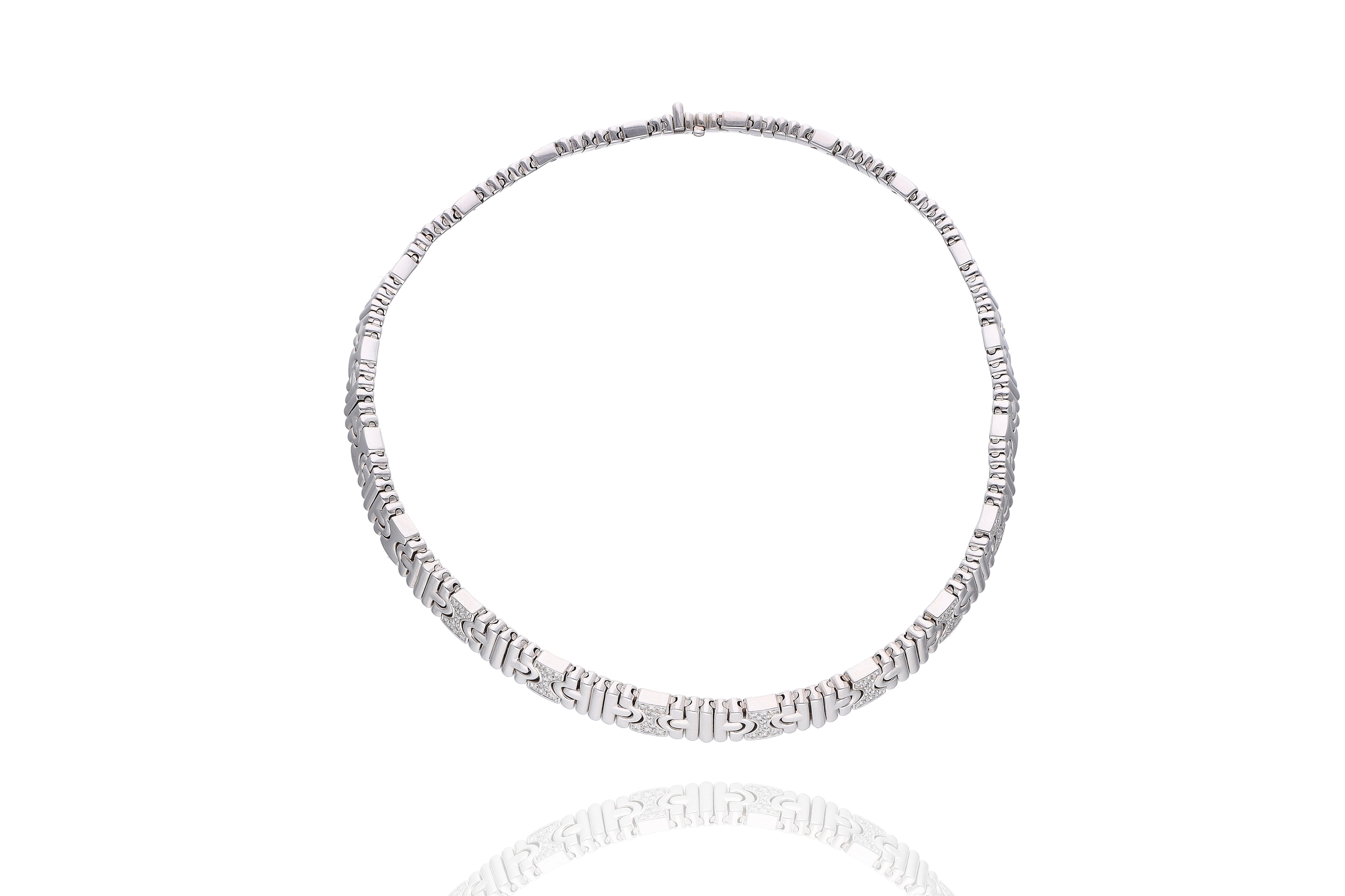 Bulgari, collezione Parentesi, collana con diamanti - Asta Preziosi