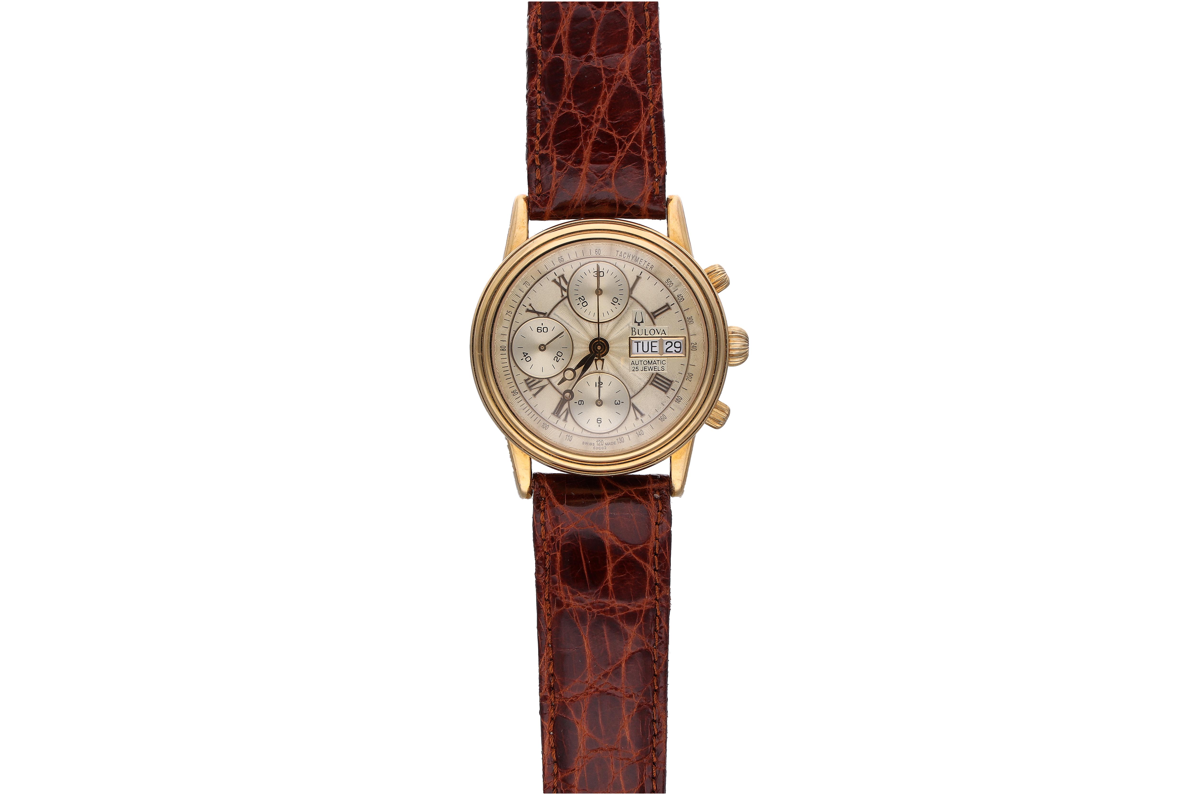 Bulova, cronografo in oro - Asta Preziosi