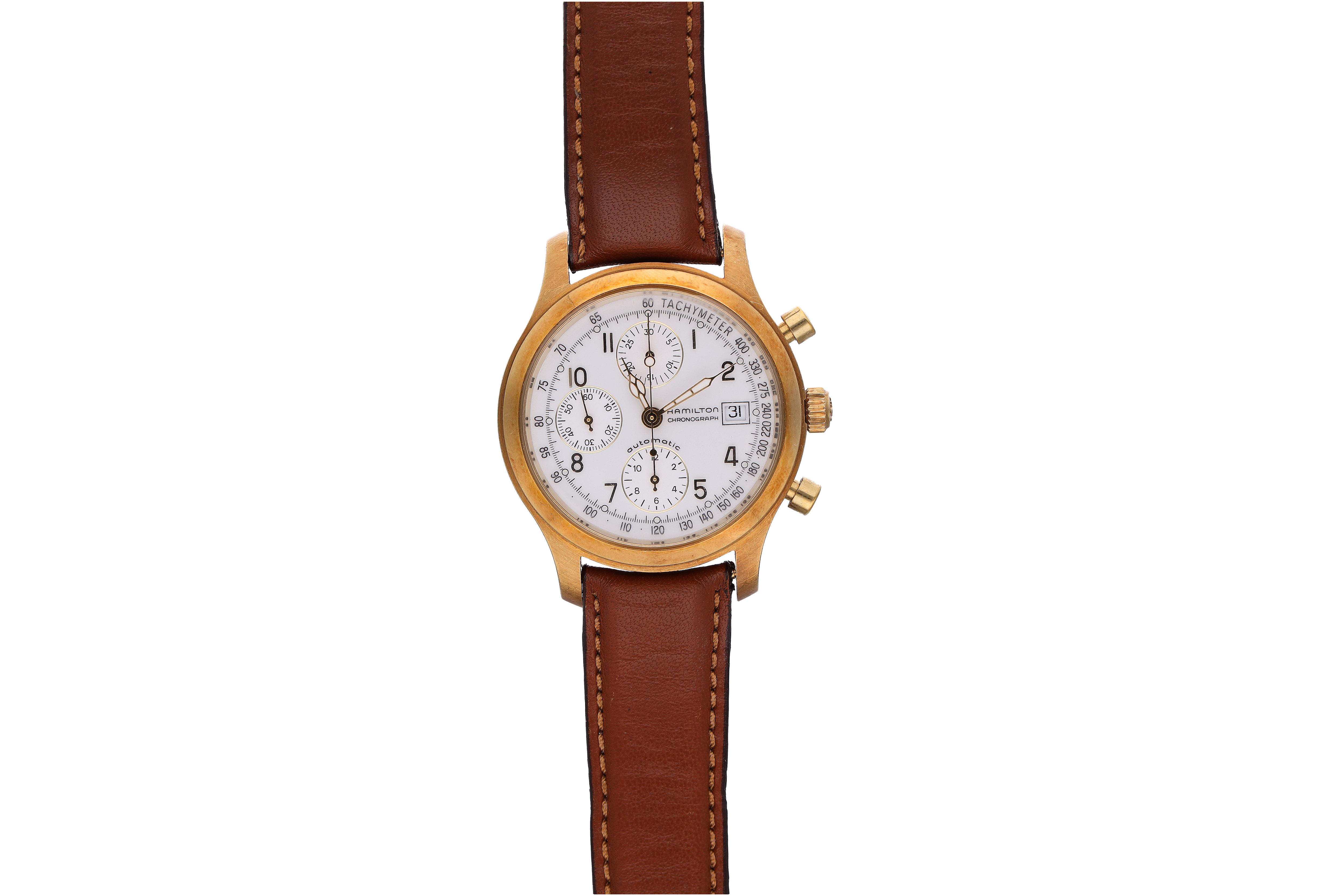 Hamilton, cronografo in oro - Asta Preziosi