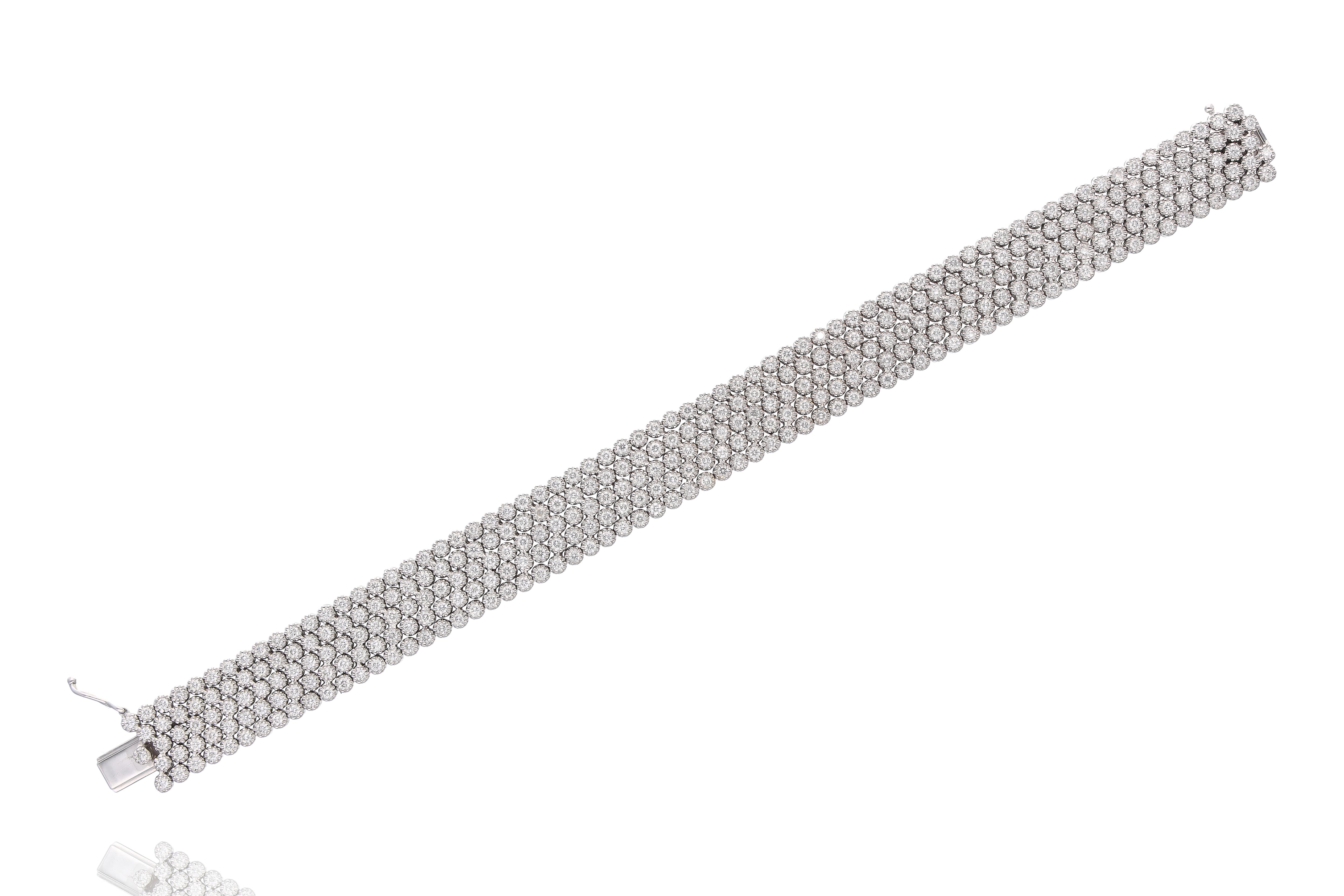 Bracciale con diamanti - Asta Preziosi