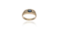 Anello con diamanti e zaffiro - Asta Preziosi