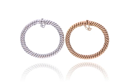 Due bracciali in oro - Asta Preziosi