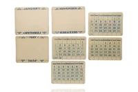 Calendario in argento - Asta Preziosi