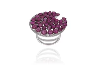 Giovanni Ferraris, anello con diamanti e pietre - Asta Preziosi Giovanni Ferraris, anello con diamanti e pietre - Asta Preziosi