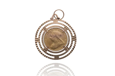 Ciondolo con medaglia - Asta Preziosi