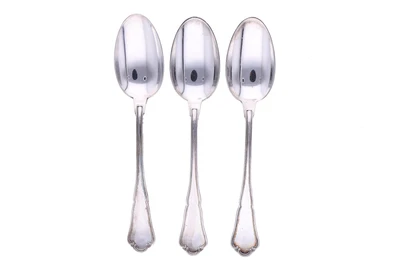Dodici cucchiaini in argento - Asta Preziosi