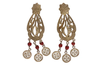 Orecchini con coralli - Asta Preziosi