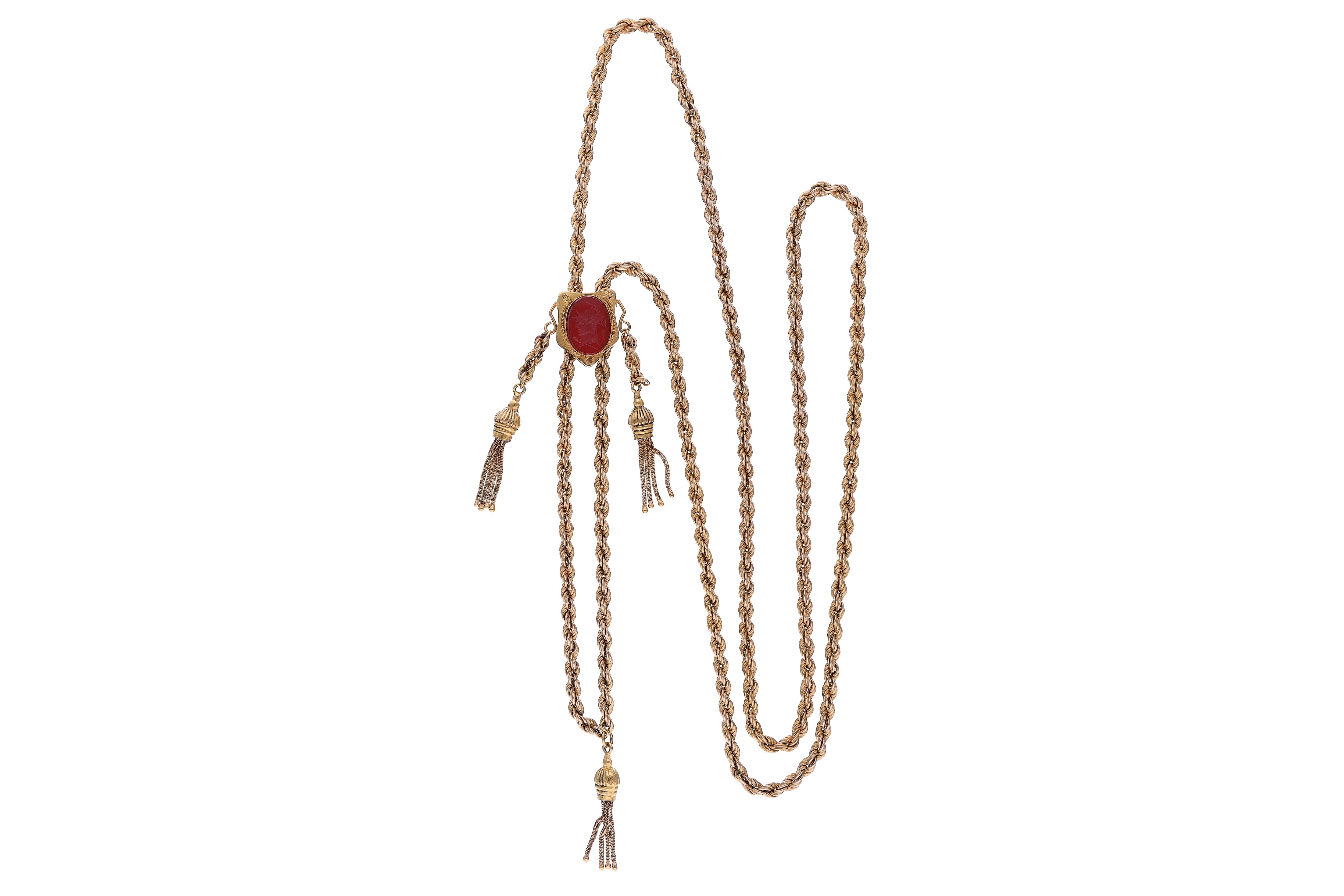 Collana con corniola - Asta Preziosi