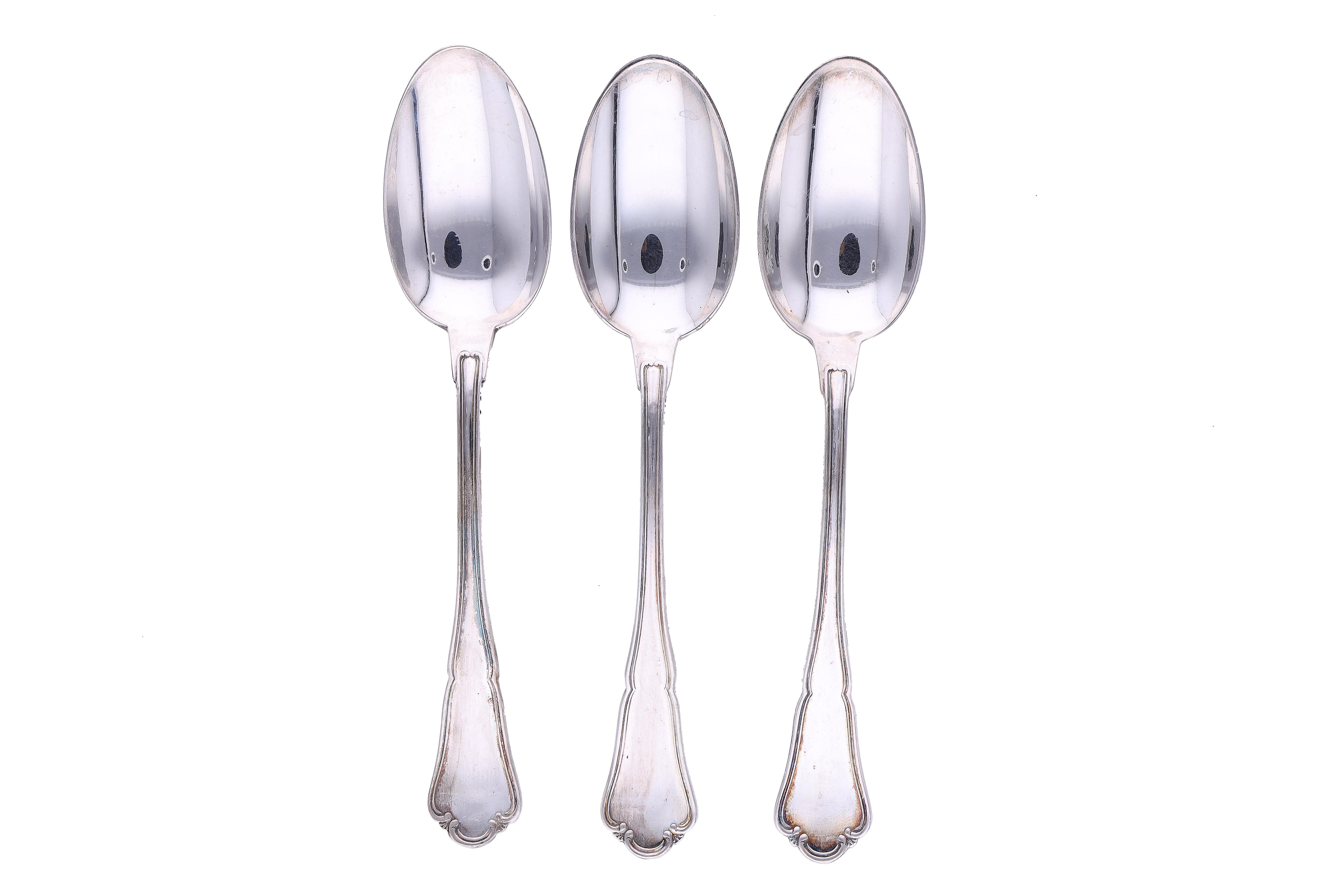 Dodici cucchiaini in argento - Asta Preziosi