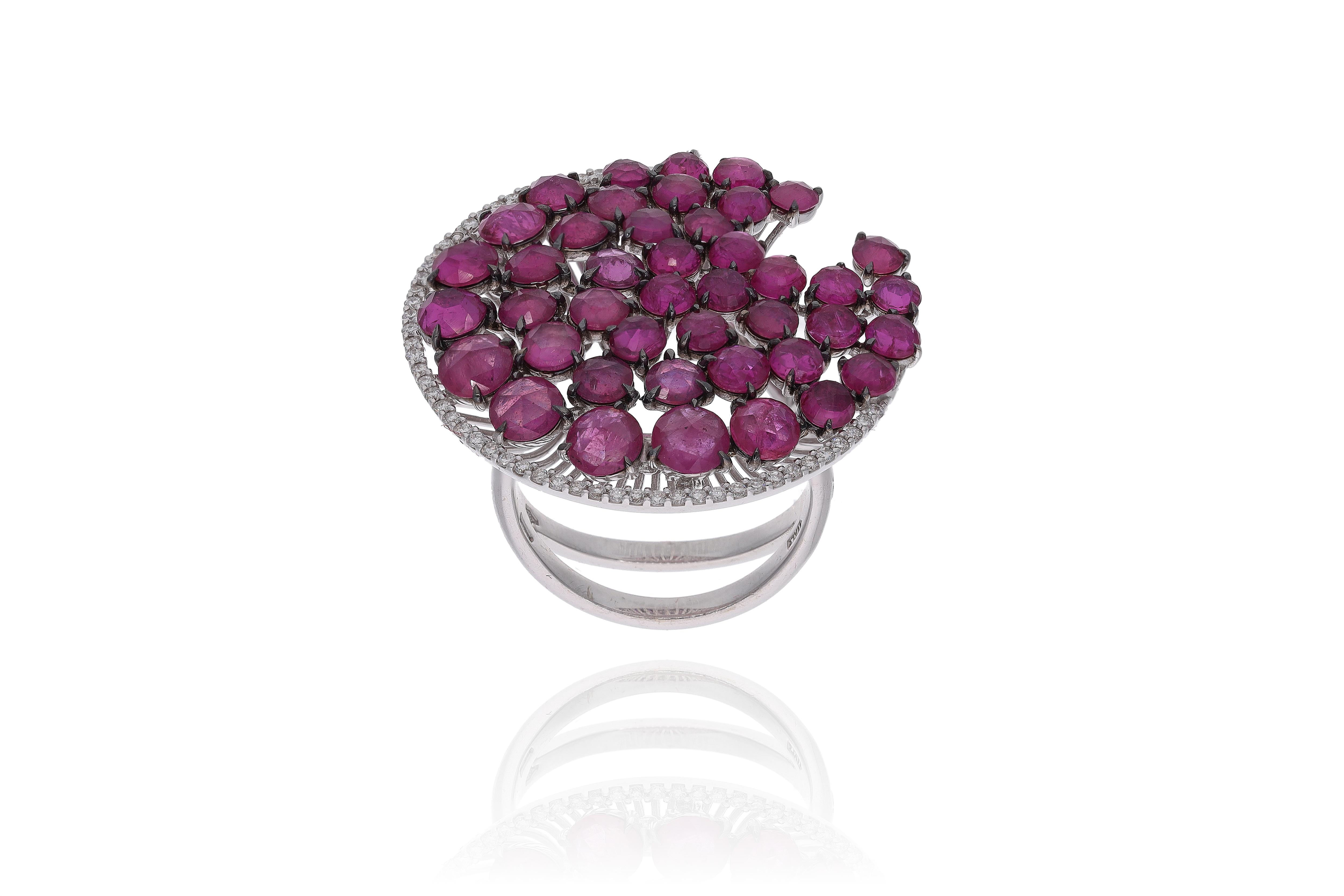 Giovanni Ferraris, anello con diamanti e pietre - Asta Preziosi Giovanni Ferraris, anello con diamanti e pietre - Asta Preziosi