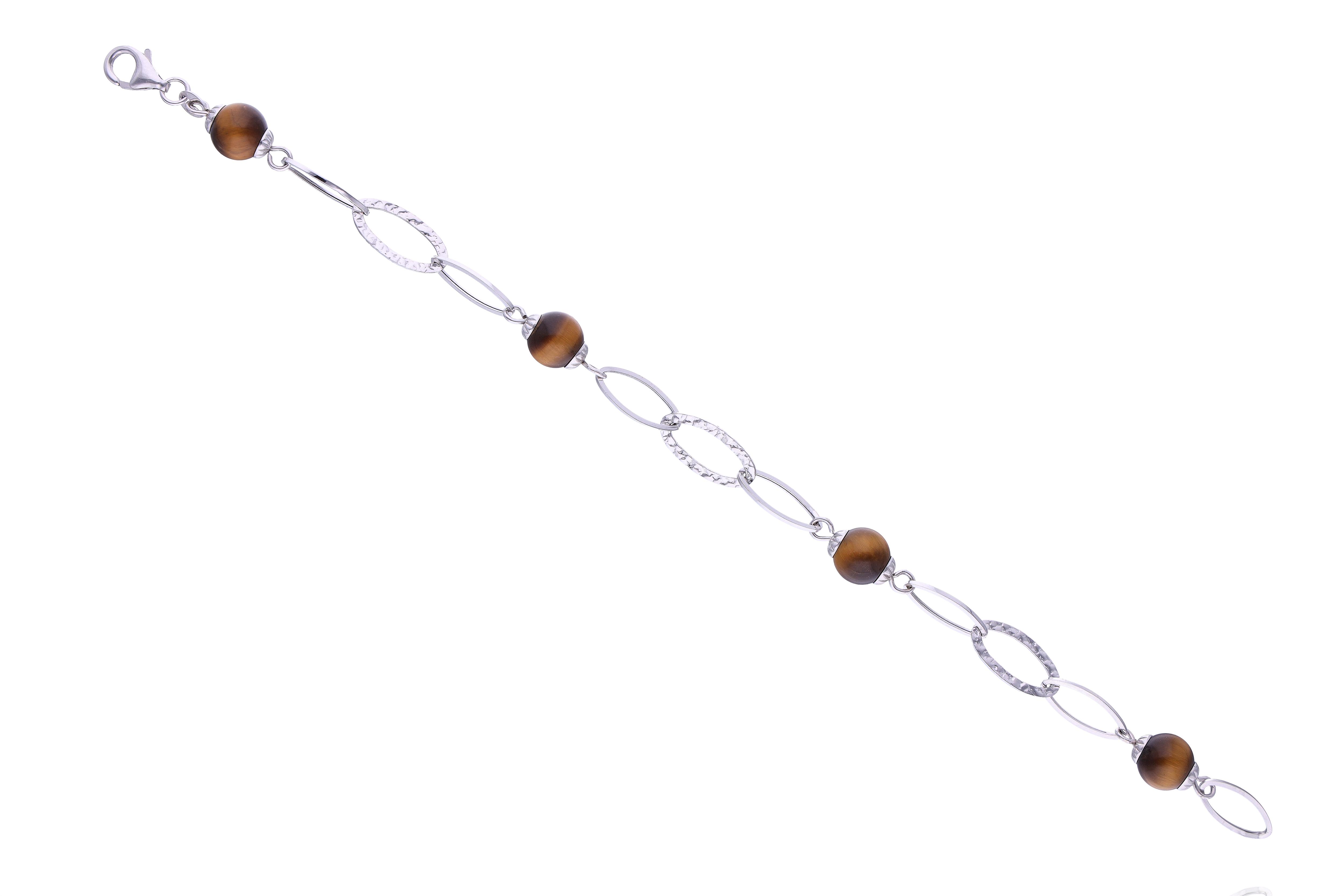 Bracciale con occhio di tigre - Asta Preziosi