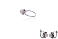 Parure con perle coltivate e diamanti - Asta Preziosi