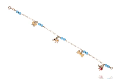 Bracciale con pietre e smalto - Asta Preziosi