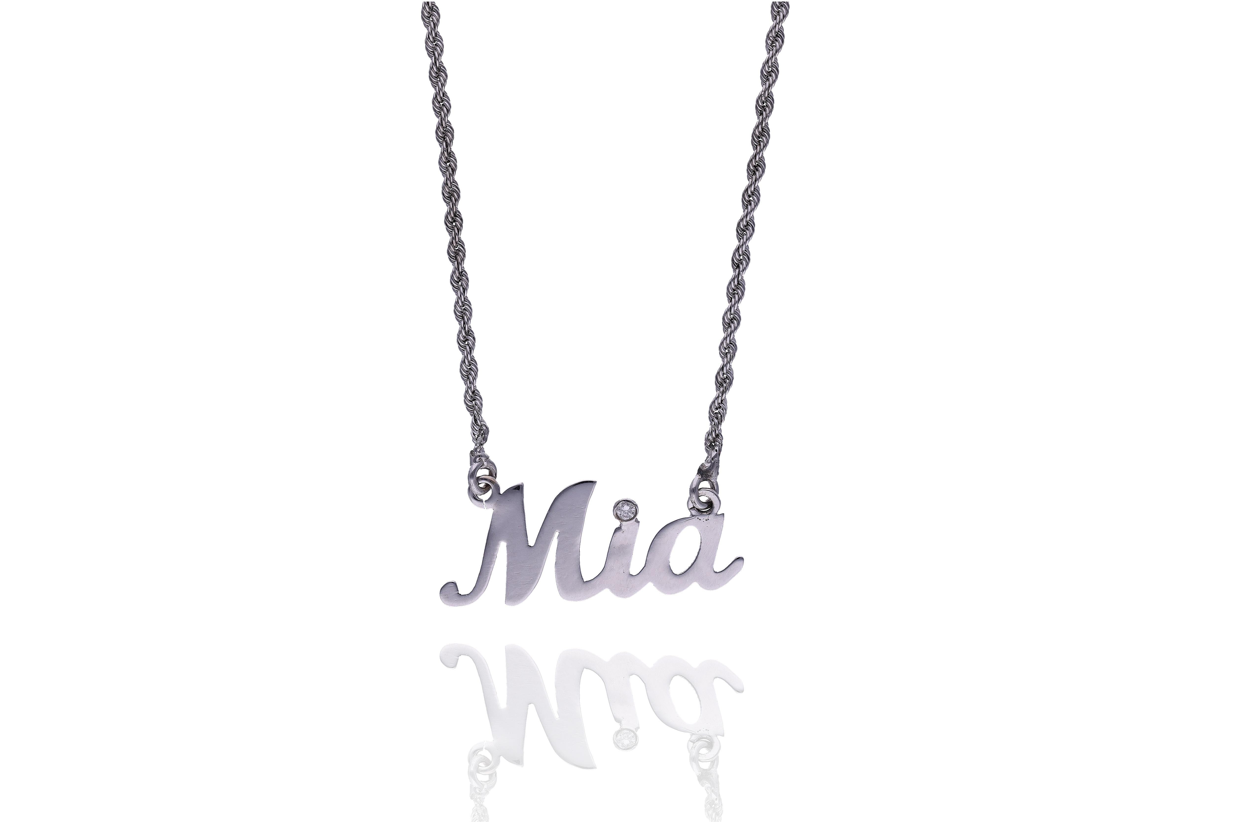 Collana con diamante - Asta Preziosi