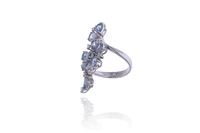 Anello con acquemarine e diamanti - Asta Preziosi Anello con acquemarine e diamanti - Asta Preziosi