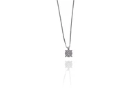 Collana con pendente con diamanti - Asta Preziosi