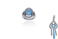 Parure con diamanti e pietre - Asta Preziosi Parure con diamanti e pietre - Asta Preziosi