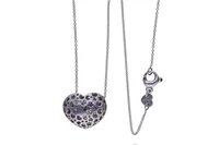 Pasquale Bruni, collana con centrale con topazi, ametiste, quarzi, granati e pietre - Asta Preziosi