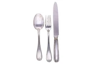 Stancampiano, servizio di posate in argento - Asta Preziosi