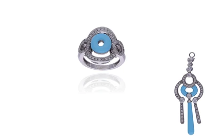 Parure con diamanti e pietre - Asta Preziosi Parure con diamanti e pietre - Asta Preziosi