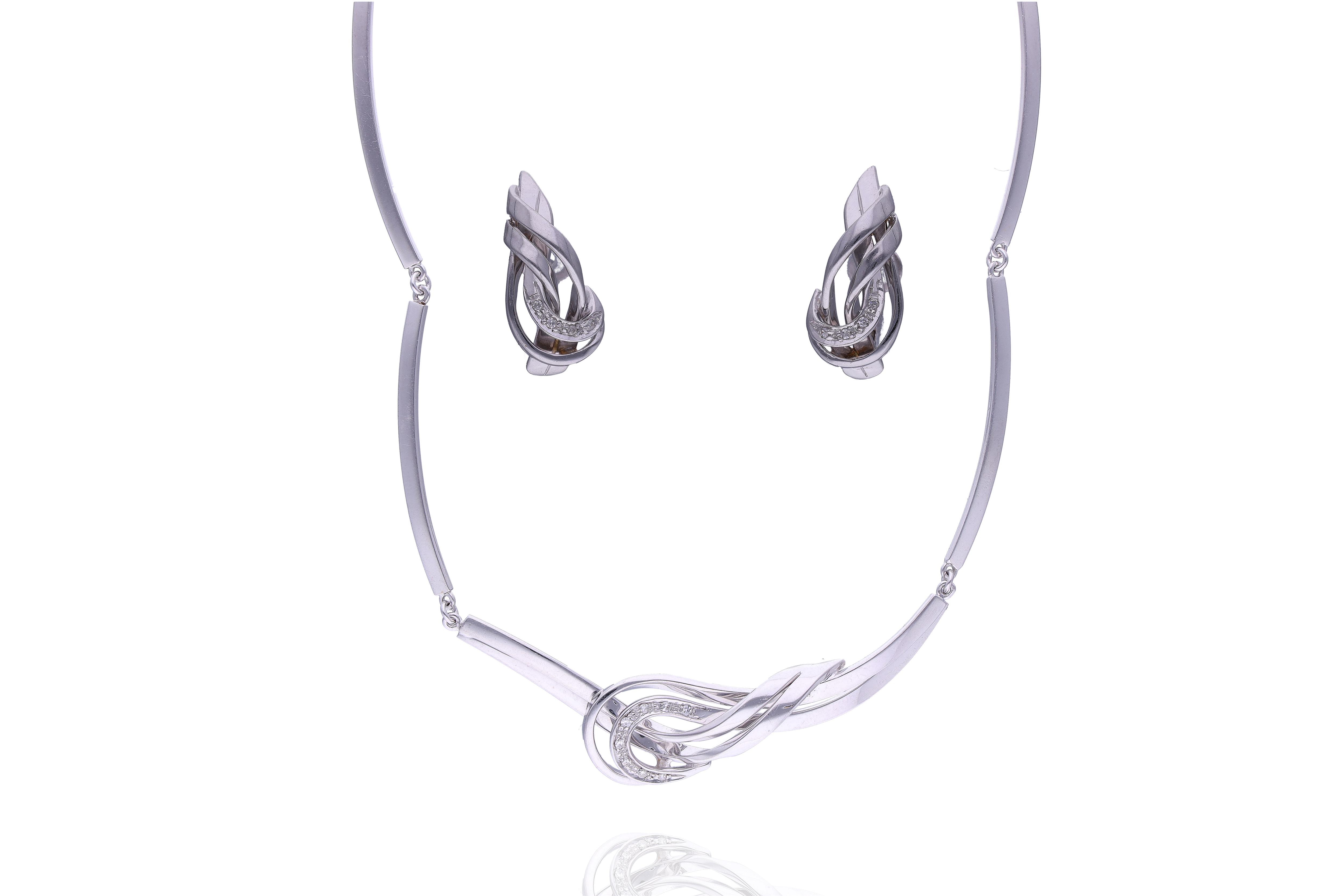 Parure con diamanti - Asta Preziosi