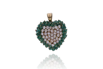 Ciondolo con pietre e perle coltivate - Asta Preziosi