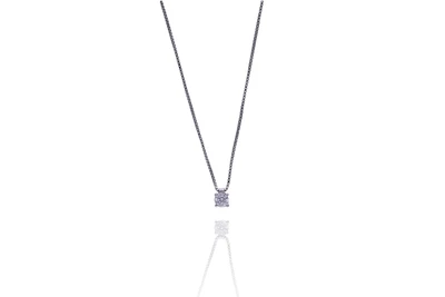 Collana con centrale con diamante - Asta Preziosi